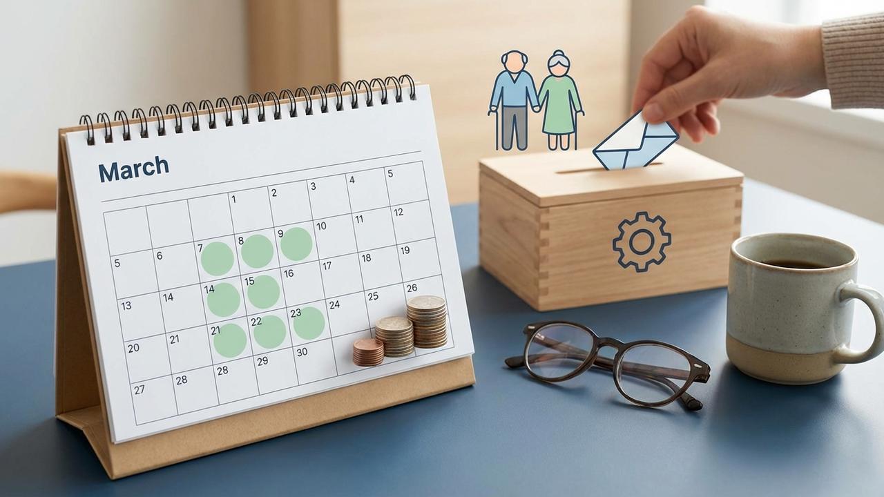 calendario de pagos de la pensión