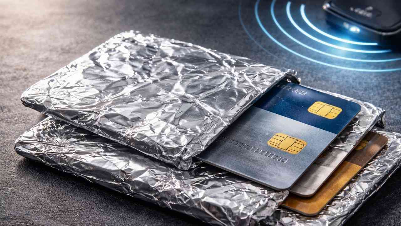 jaula faraday papel aluminio